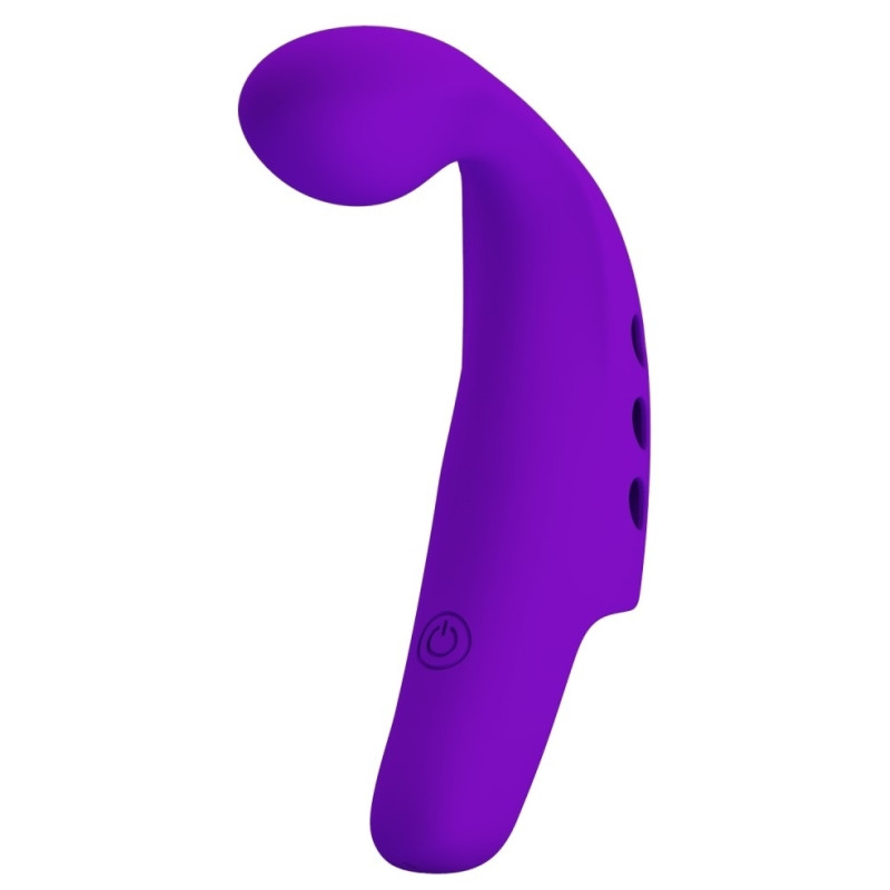 Pretty Love Gaine de Doigt Vibrante Gorgon Pretty Love 10.5 x 2cm Violet